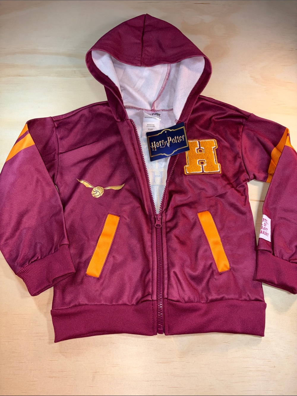 Harry Potter Hogwarts Full Zip Sweatshirt Kids 6 Unisex